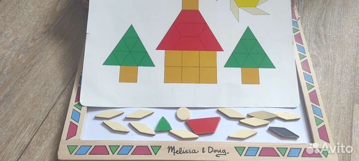 Мозаика Melissa & Doug и пластиковая мозаика