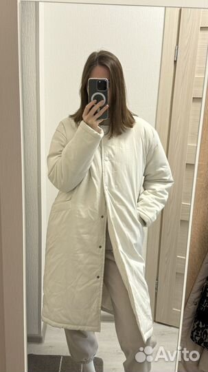 Пуховик женский длинный