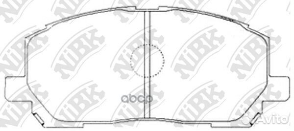 Колодки пер. lexus RX 300 98-03 PN1457 NiBK