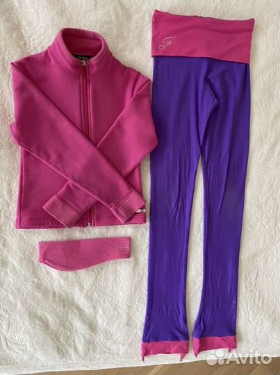 Костюм фигуриста+повязка+Спинер + скакалки