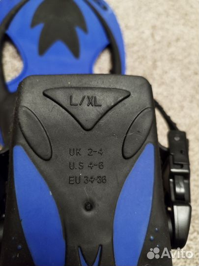 Ласты для плавания детские 34-36