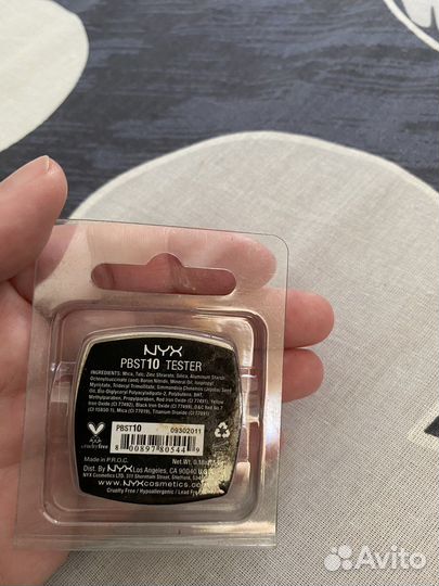 Бронзер/румяна/хайлайтер/тени Nyx оттенок pbst10