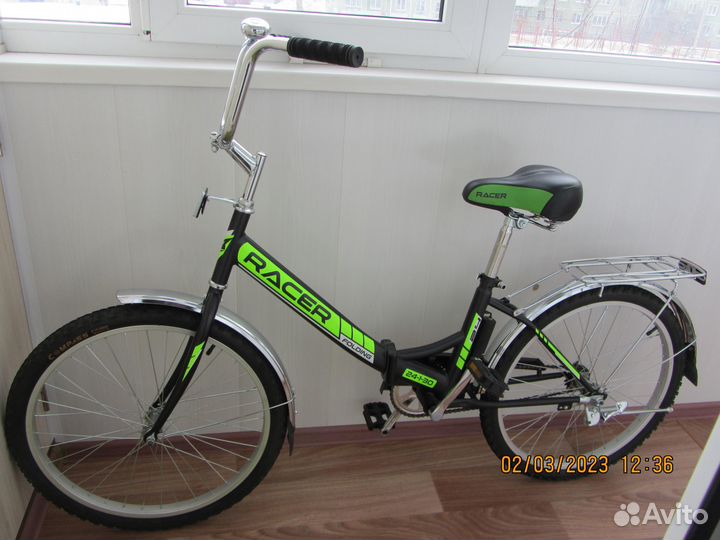 Велосипед «racer» со складной рамой, колёса 24