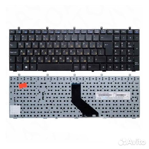 Клавиатура clevo W350, W370, новая