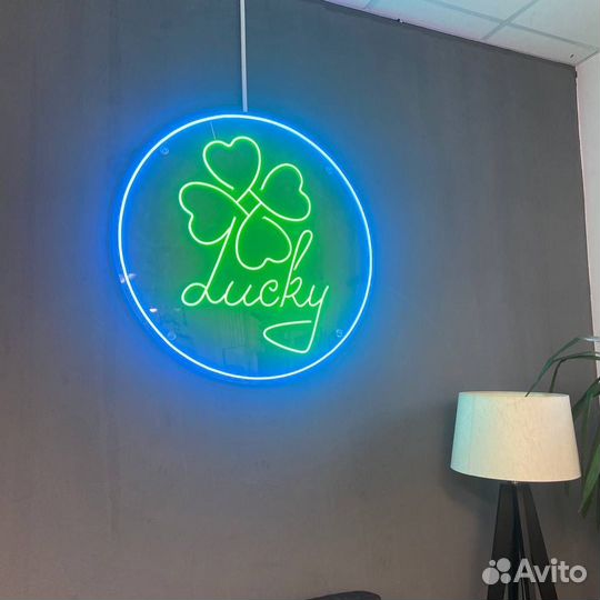 Неоновая вывеска готовая и на заказ 666