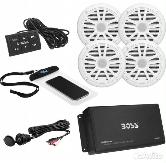 Комплект морской акустики boss marine