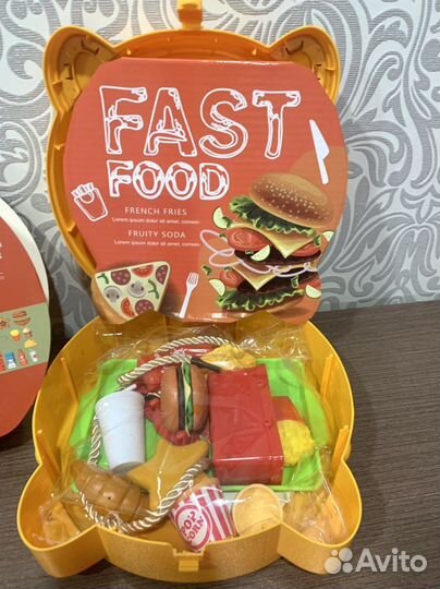 Набор еды / доктора в сумочке