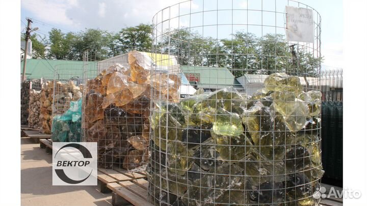 Кусковое стекло, эрклез