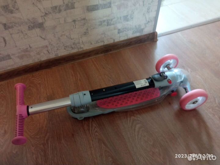 Самокат детский трехколесный складной