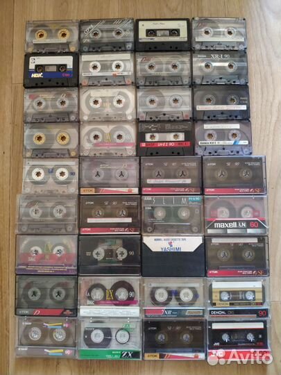 Аудиокассеты 206 штук
