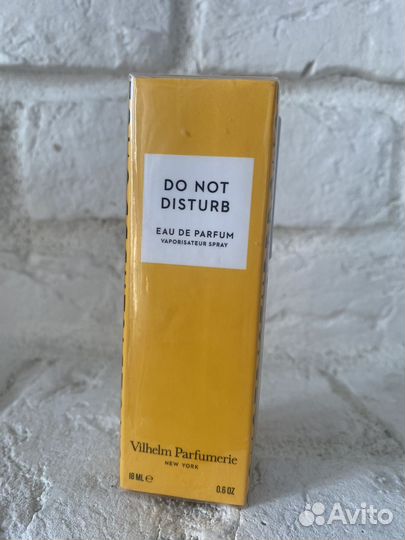 Vilhelm parfumerie DO NOT disturb парфюм