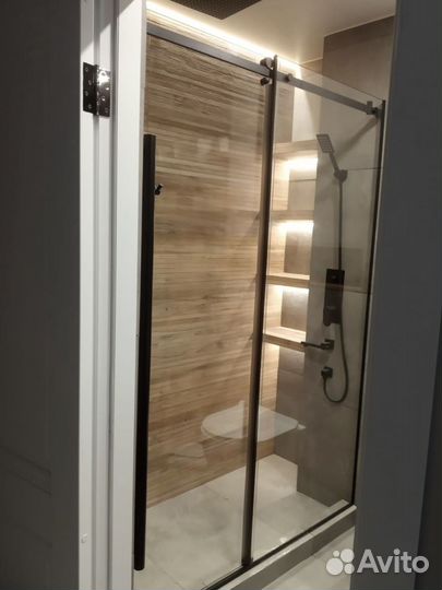 Перегородка в душ из стекла