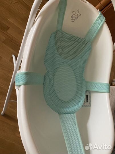 Ванна детская с подставкой и гамаком