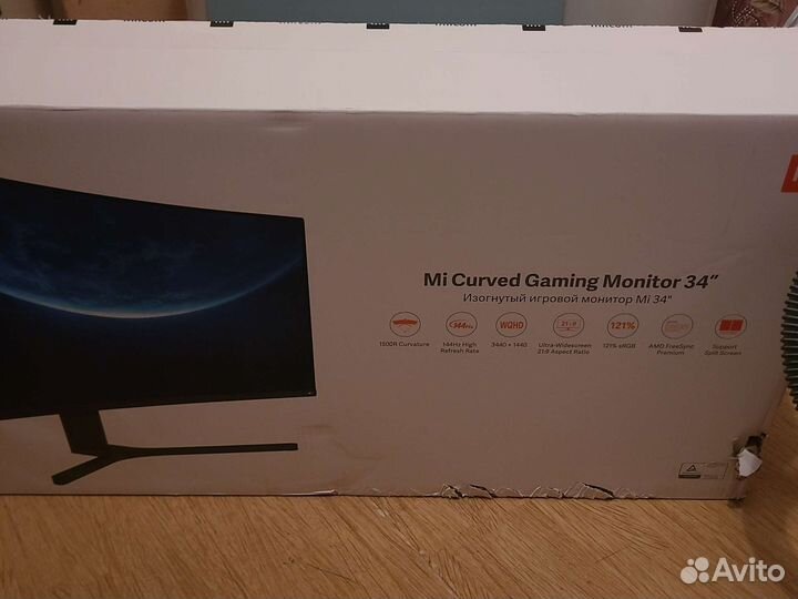 Монитор xiaomi mi curved gaming monitor 34