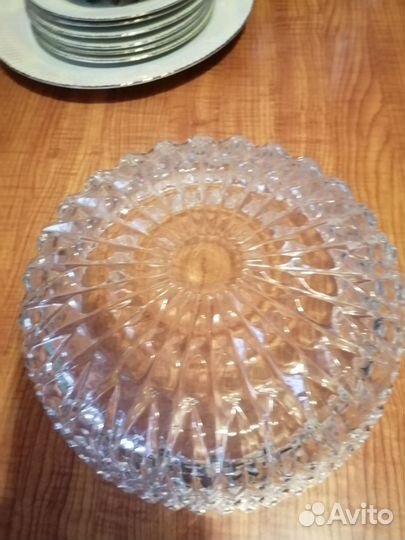Ваза хрустальная ссср(конфетница)