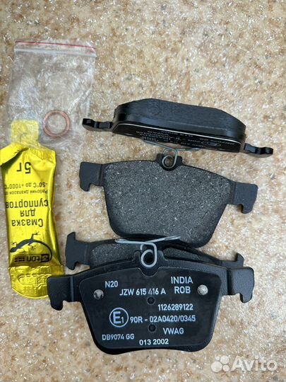 Тормозные колодки volkswagen tiguan 2
