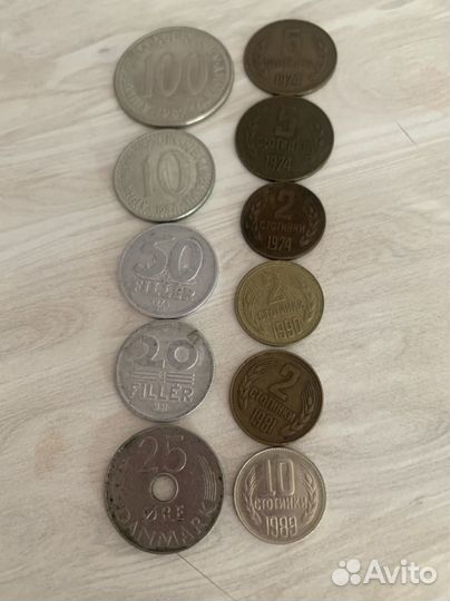 Монеты Болгарии, Венгрии, Югославии