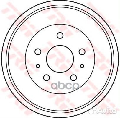 Барабан тормозной DB4392 TRW