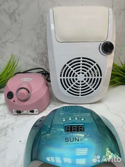 Пылесос для маникюра новый