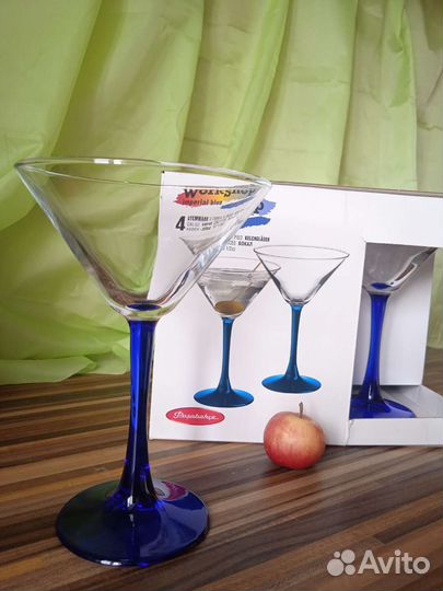Бокалы для мартини/для ликёра Империал Блю.Новые