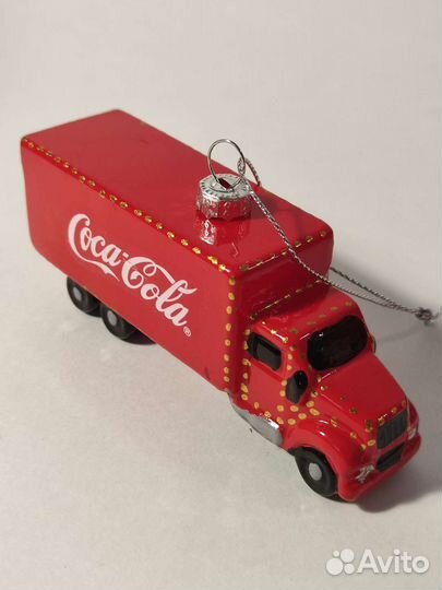 Новогодняя игрушка,новые,Coca-Cola, стекло (набор)