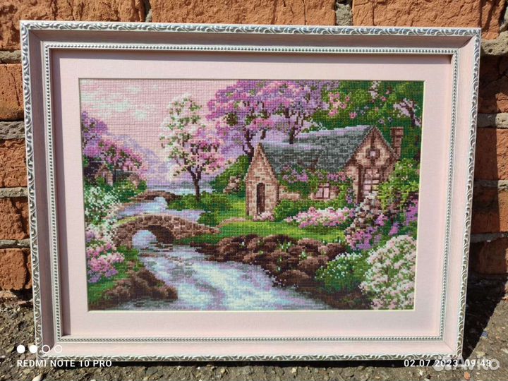 Картина вышитая крестом