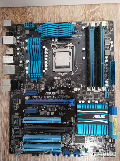 Asus P8P67+2500K+8GB DDR3