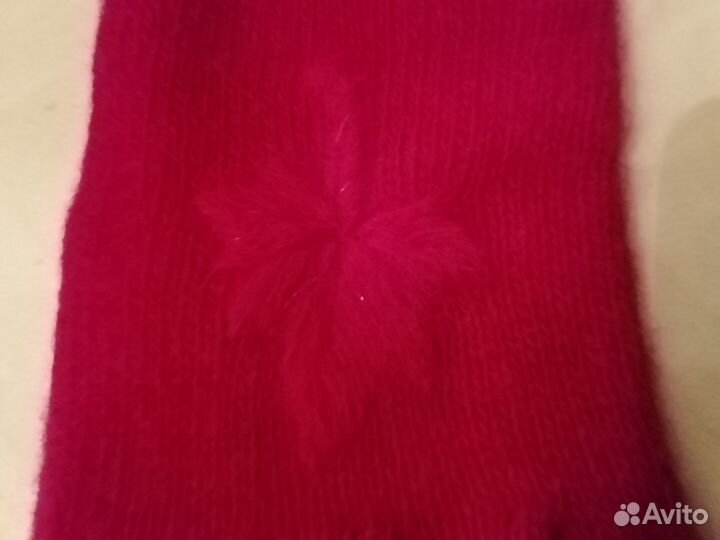 Перчатки.Винтаж.Новые.Цвет малина