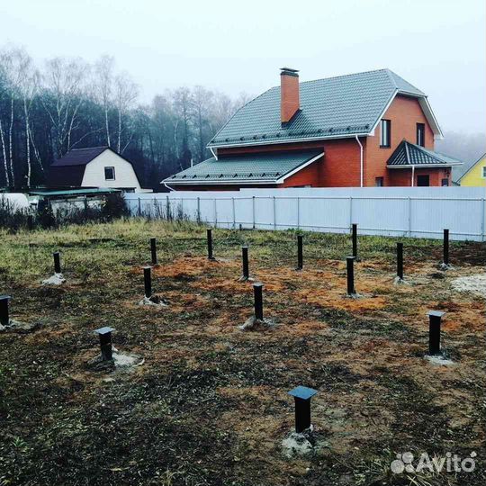 Винтовые сваи с доставкой и монтажом