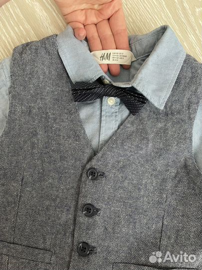 Рубашка и жилет для мальчика 110