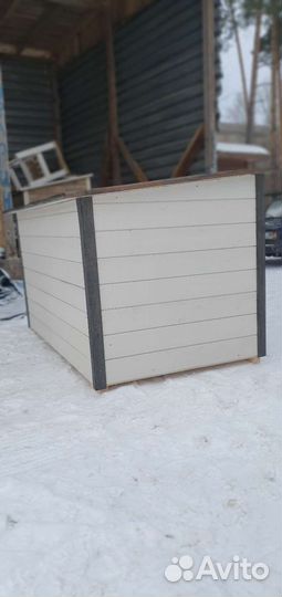 Будка для собаки утепленная