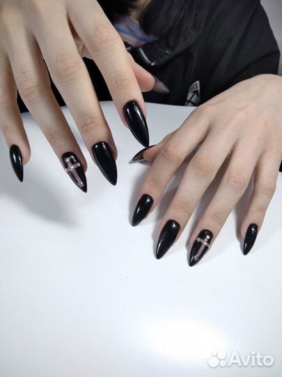 Наращивание.Маникюр,Гель лак, выкладной френч