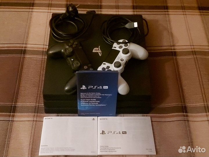 Игровая приставка, ps4, pro 1tb