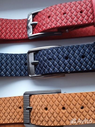 Мужской кожаный ремень