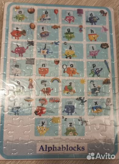 Alphablocks пазл, 64 элемента, новый