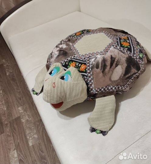 Пуфик-таблетка-сидушка-игрушка (черепаха)