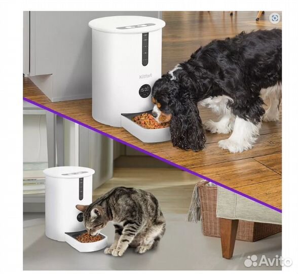 Умная кормушка для животных Kitfort кт-2080