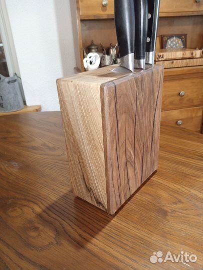 Подставка для ножей деревянная