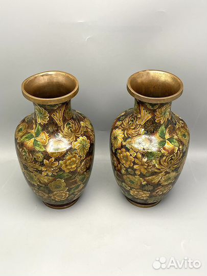 Вазы Китай Клуазоне