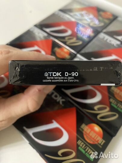 Аудиокассеты TDK D90 новые
