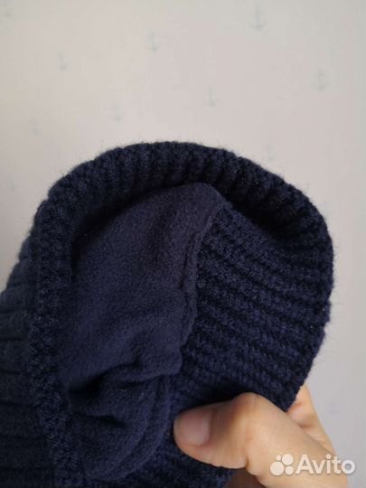 Шапка зимняя на 2-3 года зимняя, новая на флисе