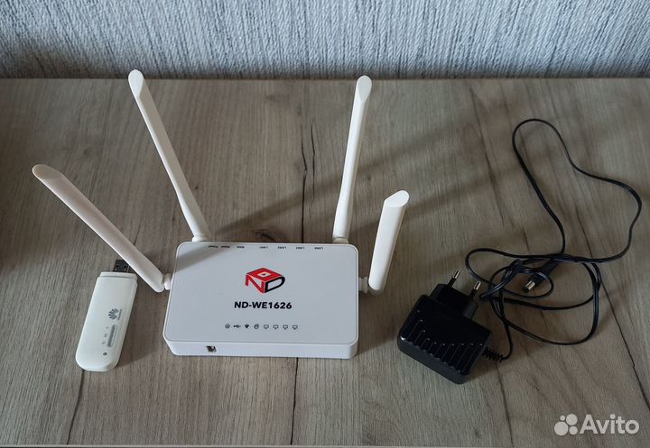 Wifi роутер и 4g модем в комплекте
