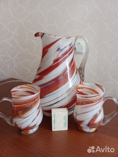 Графин кувшин со стаканами