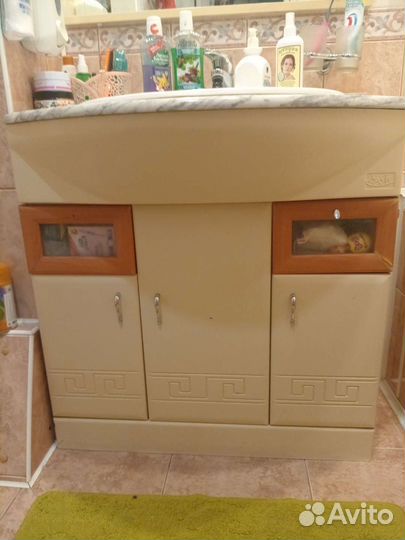 Тумба с раковиной для ванной бу