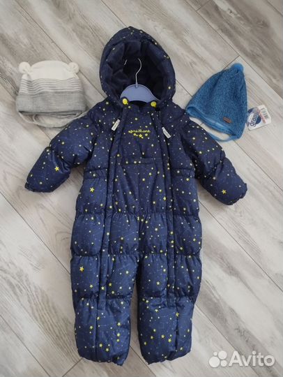 Комбинезон-трансформер демисезонный 0-12 мес