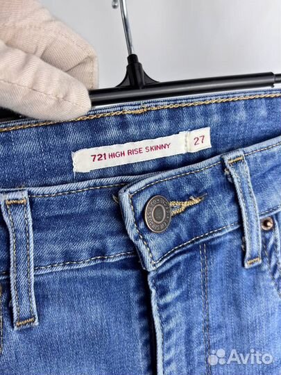 Levis 721 джинсы женские W27. Оригинал