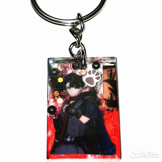 Миди брелок с Ризли геншин импакт