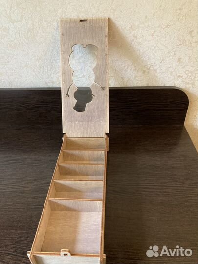 Деревянная подарочная коробка