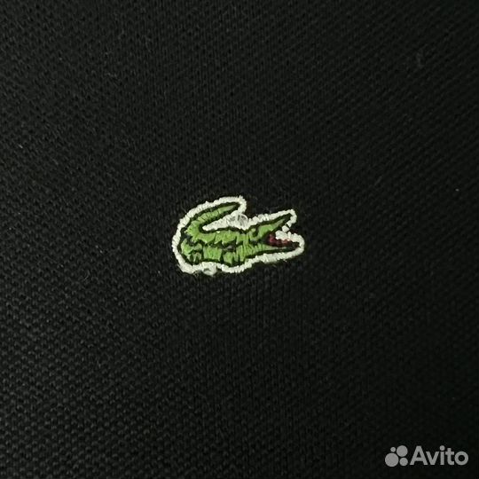 Поло Lacoste оригинал рубашка черная женская