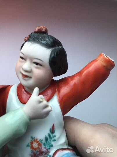 Статуэтка старый китай «Играющие дети»